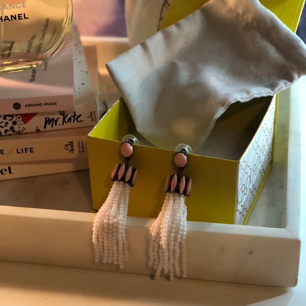 Baublebar Tassel Earrings in White